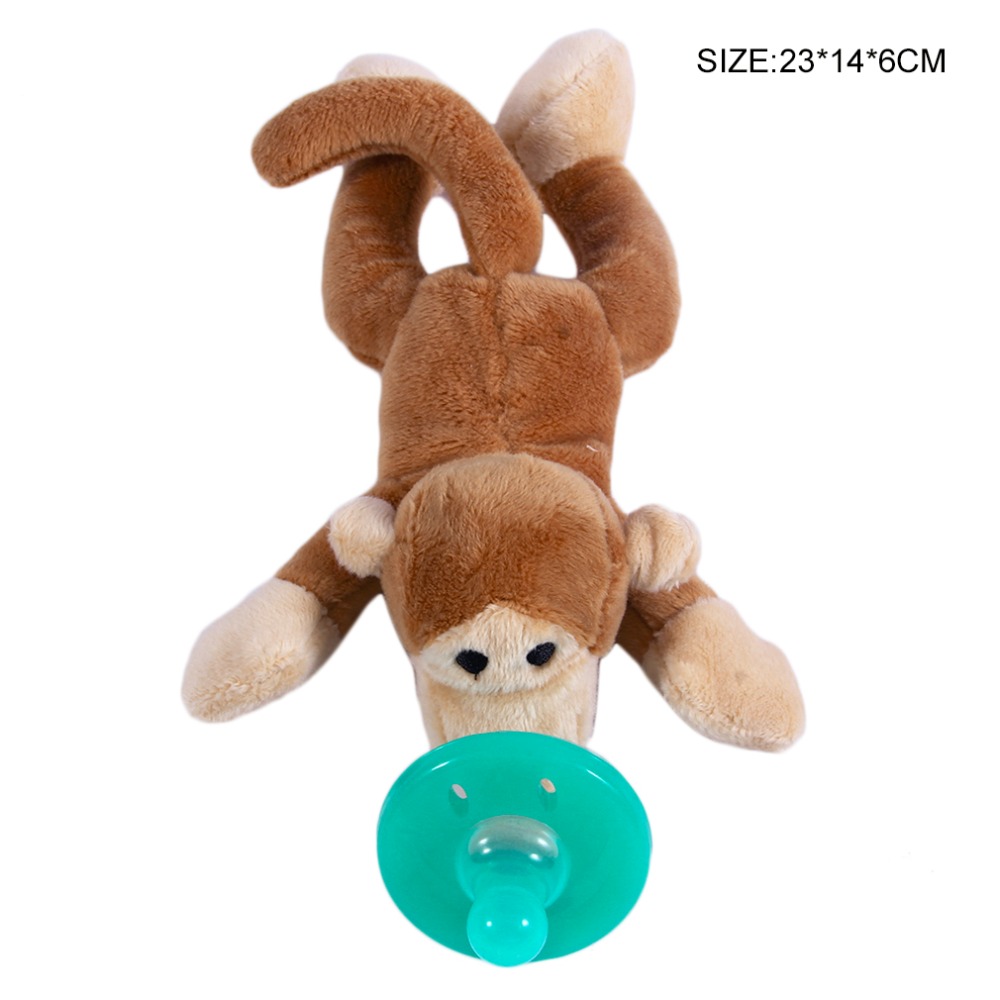 Pacifier with Stuffed Animal Toy Soother